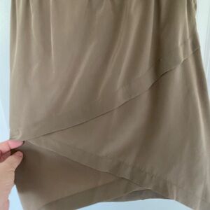 Robert Rodriquez brown/tan mini, dolman sleeve